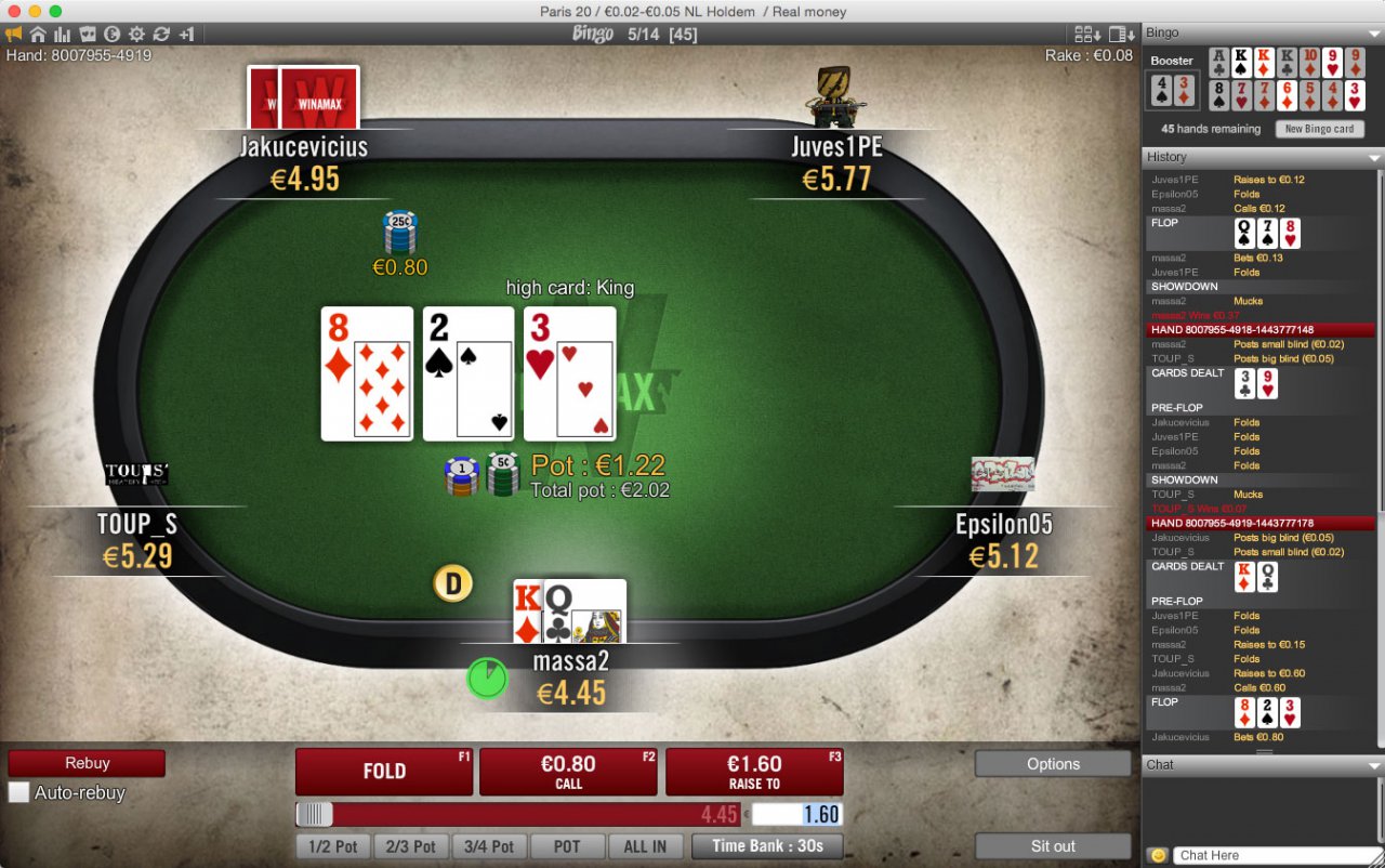 Poker table selection software free